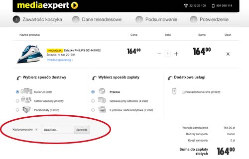 Jak używać kod promocyjny Media Expert?